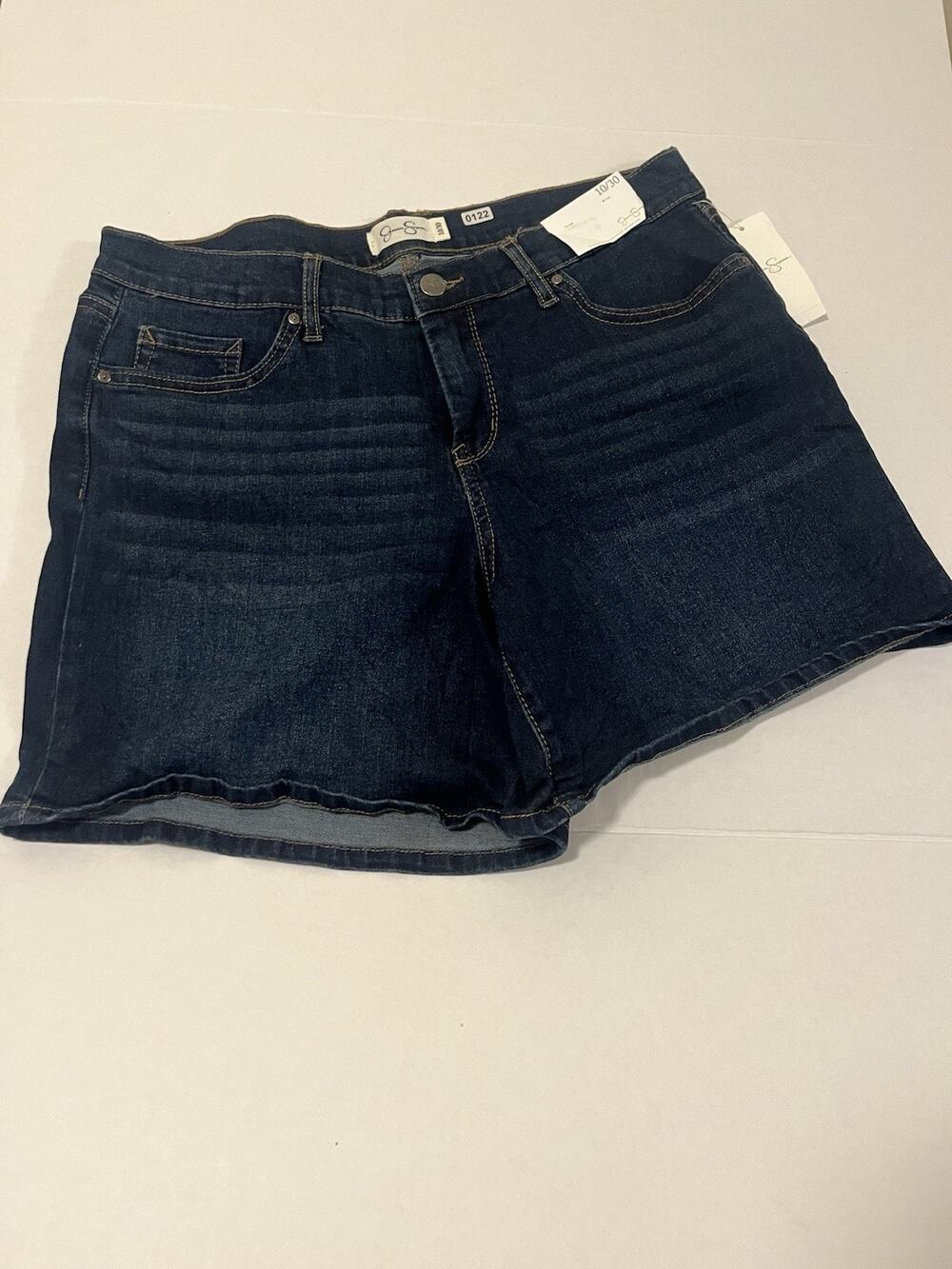 NWT JESSICA SIMPSON Jean Shorts Size 10 Blue Womens 10/30